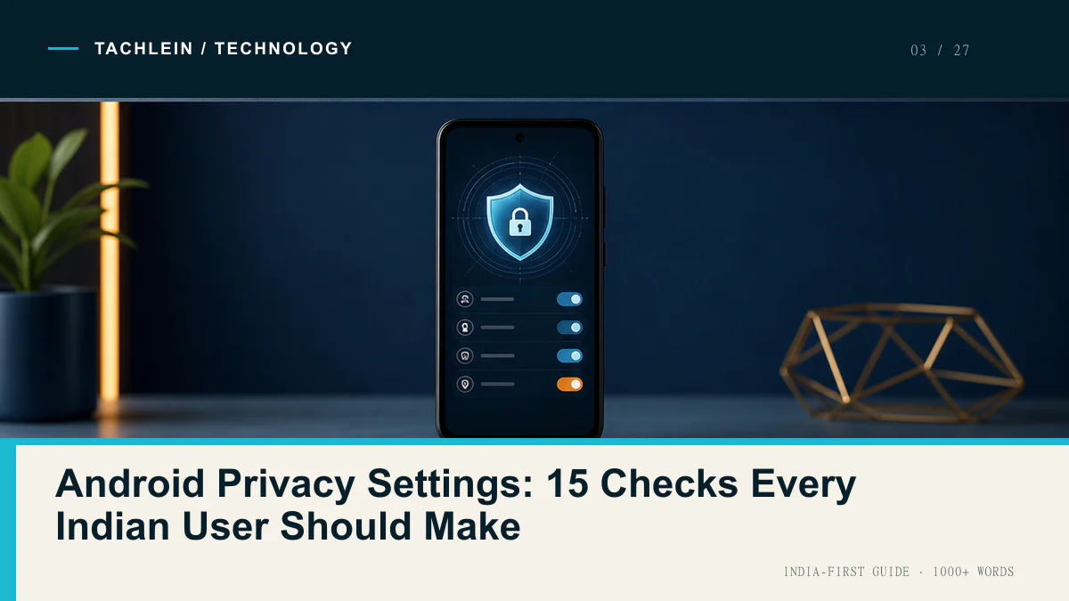 Android Privacy Settings: 15 Checks Every Indian User Should Make — Tachlein Technology guide for India