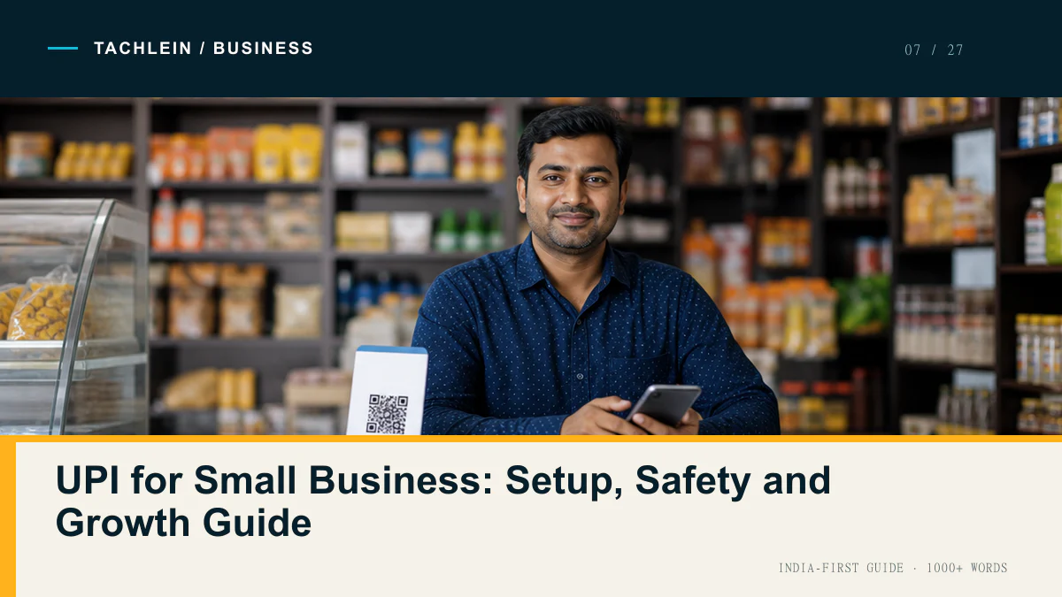 UPI for Small Business: Setup, Safety and Growth Guide