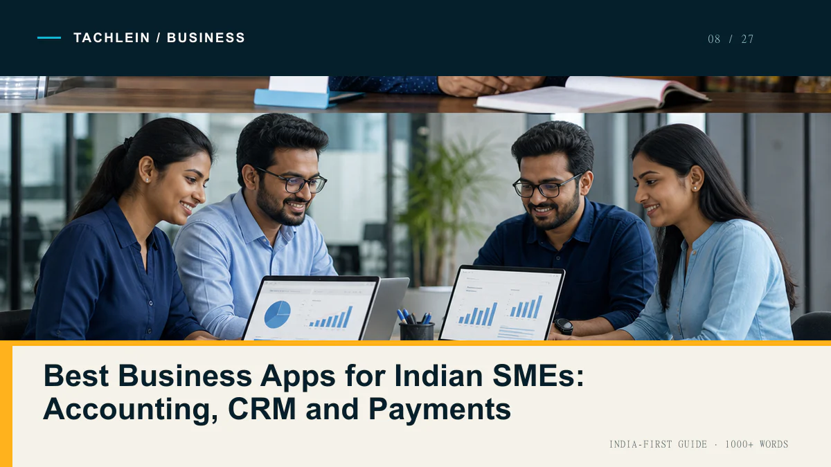 Best Business Apps for Indian SMEs: Accounting, CRM and Payments