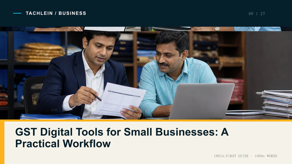 GST Digital Tools for Small Businesses: A Practical Workflow