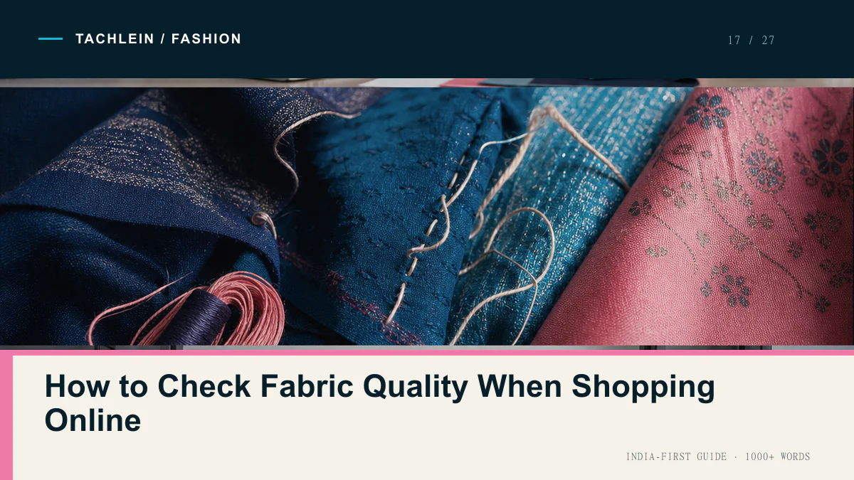 How to Check Fabric Quality When Shopping Online