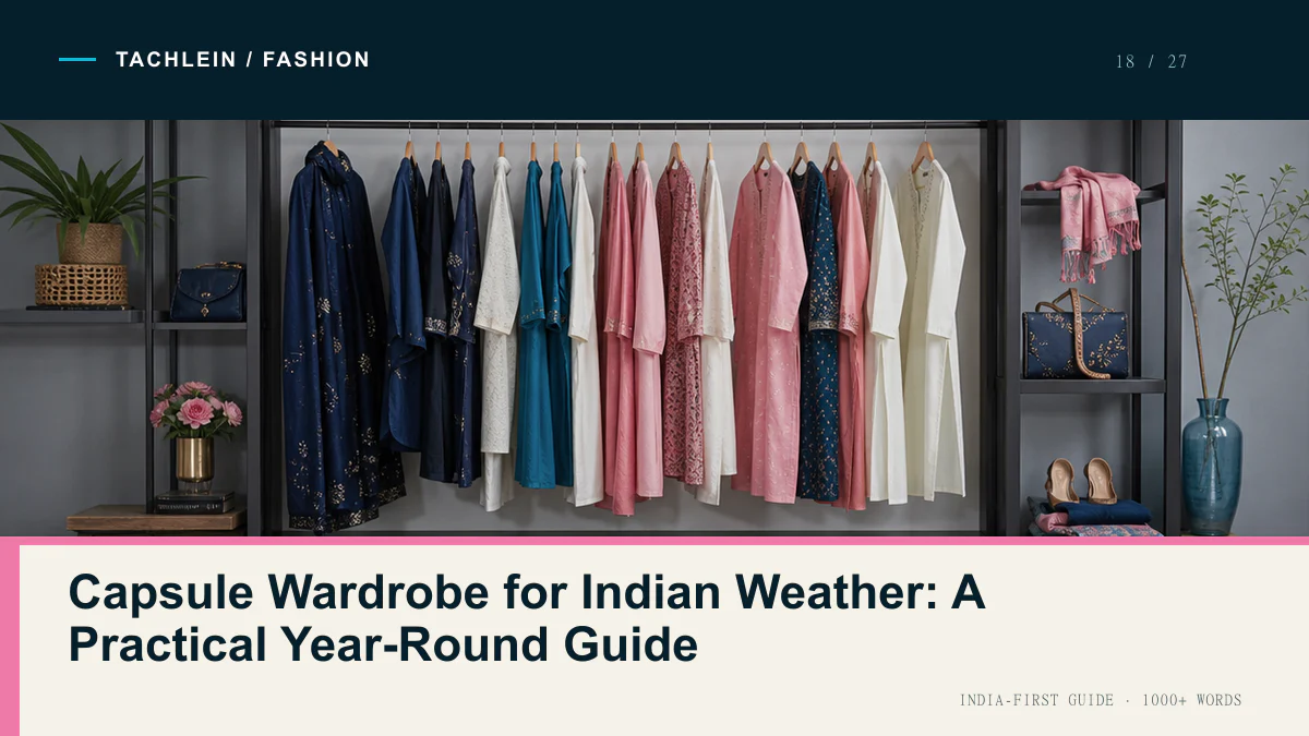 Capsule Wardrobe for Indian Weather: A Practical Year-Round Guide