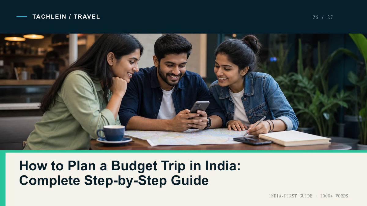 How to Plan a Budget Trip in India: Complete Step-by-Step Guide
