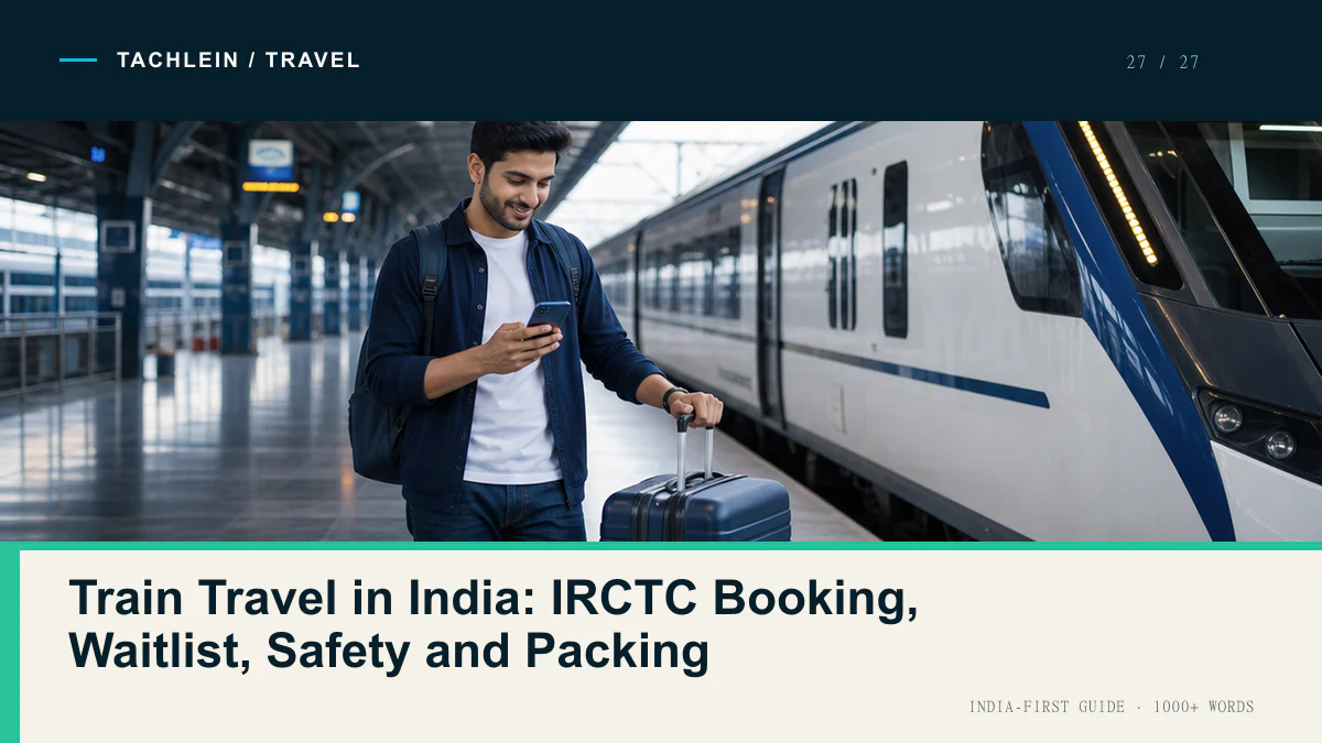 Train Travel in India: IRCTC Booking, Waitlist, Safety and Packing